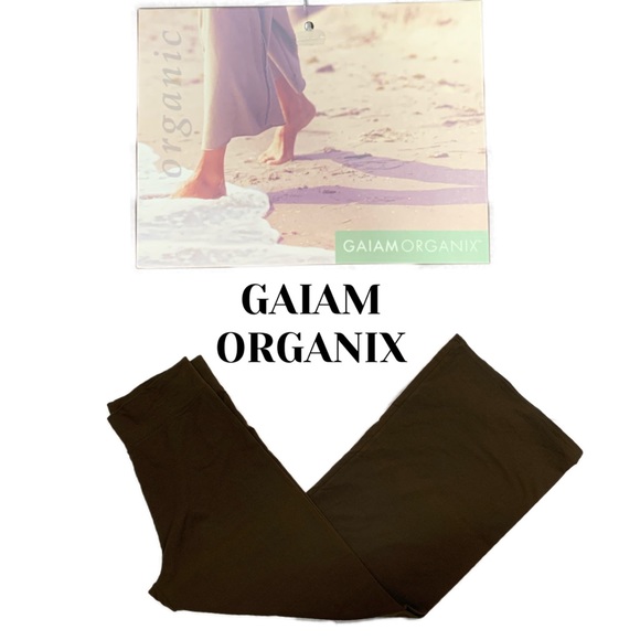 GAIAM Pants - #7 GAIAM ORGANIX WIDE LEG YOGA PANTS NWT